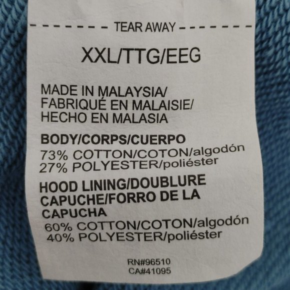 Under Armour Team Rock Blue Hoodie Men's Size XXL (NWOT) - Picture 8 of 8